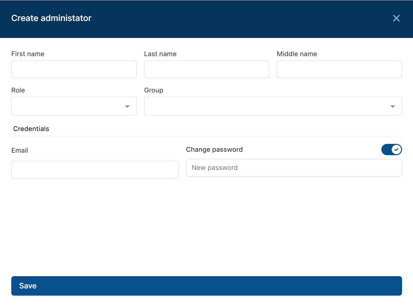 Add Administrator