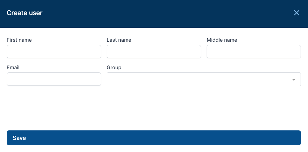 Create User